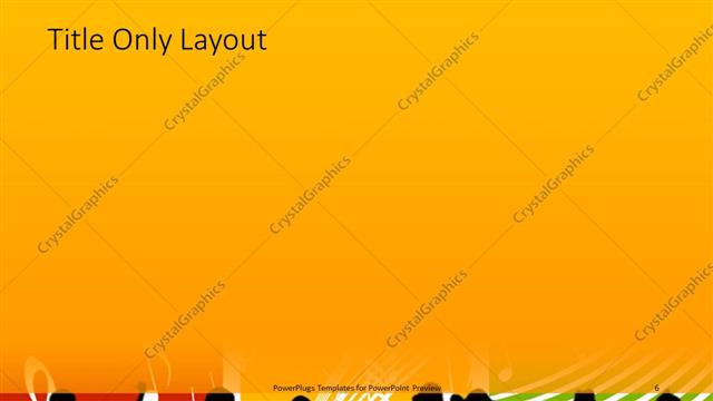 Title Only presentation slide layout