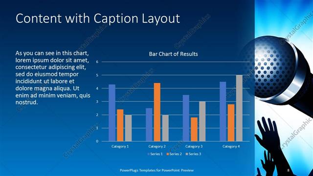 Content with Caption presentation slide layout