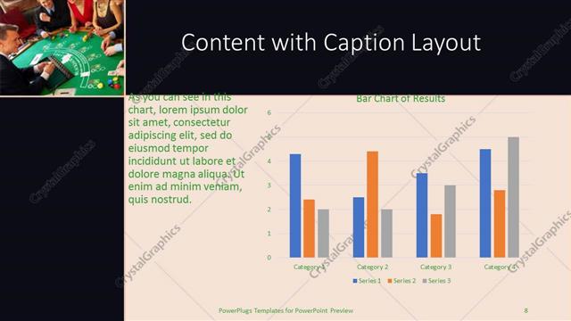 Content with Caption presentation slide layout