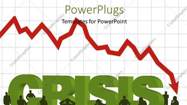  Presentation with crisis - Lots of people with a text that spells out the word 