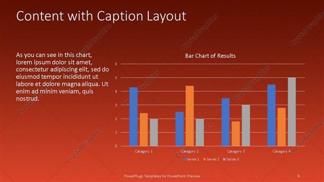 Content with Caption presentation slide layout