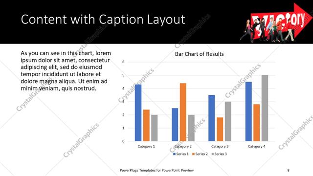 Content with Caption presentation slide layout