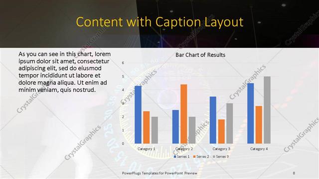Content with Caption presentation slide layout