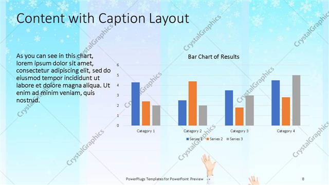 Content with Caption presentation slide layout