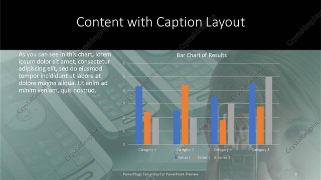 Content with Caption presentation slide layout