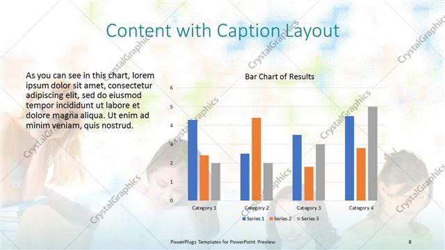 Content with Caption presentation slide layout