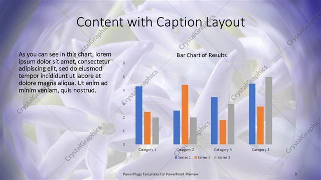 Content with Caption presentation slide layout