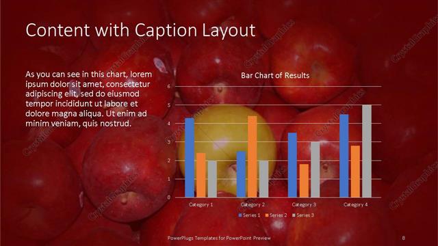 Content with Caption presentation slide layout