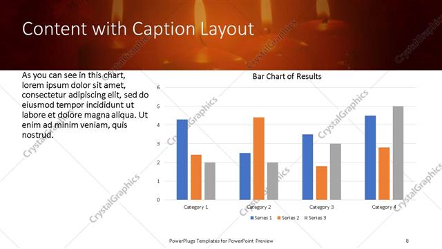 Content with Caption presentation slide layout