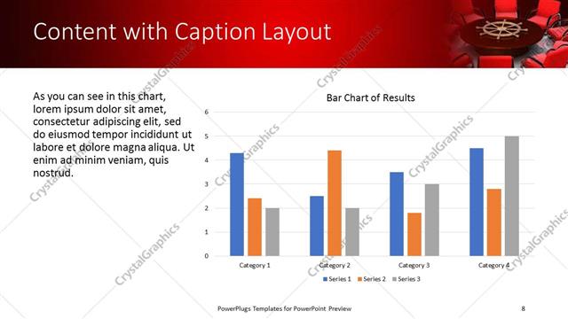 Content with Caption presentation slide layout