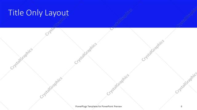 Title Only presentation slide layout