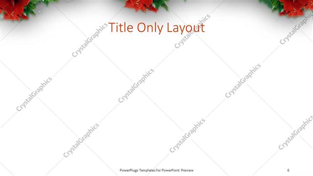 Title Only presentation slide layout