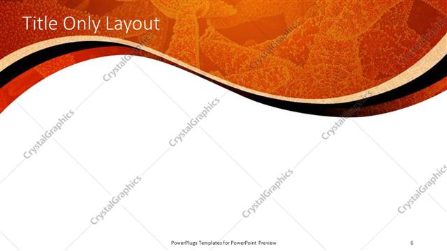 Title Only presentation slide layout