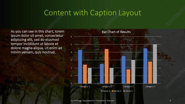 Content with Caption presentation slide layout
