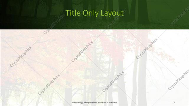 Title Only presentation slide layout