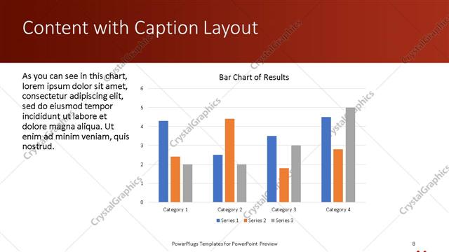 Content with Caption presentation slide layout