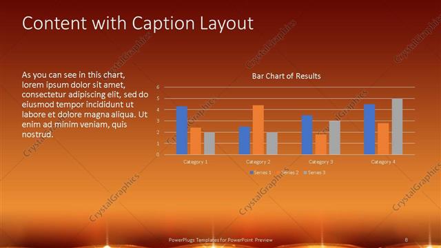Content with Caption presentation slide layout