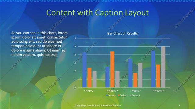 Content with Caption presentation slide layout