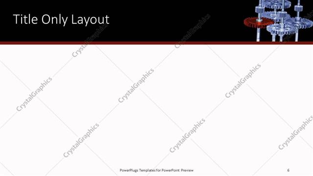 Title Only presentation slide layout