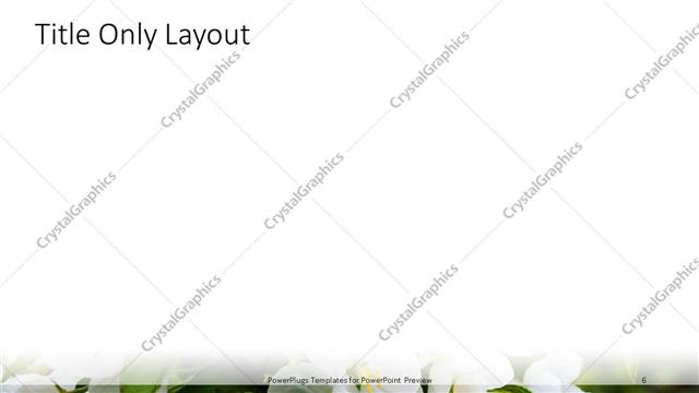 Title Only presentation slide layout