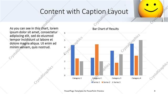 Content with Caption presentation slide layout