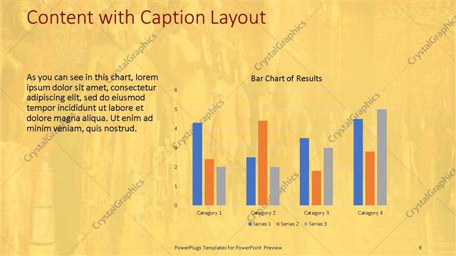 Content with Caption presentation slide layout