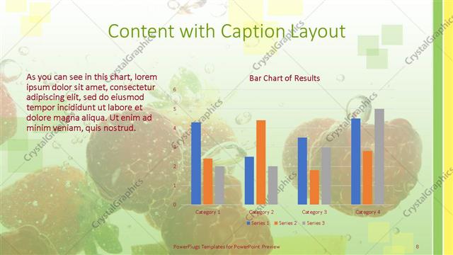 Content with Caption presentation slide layout