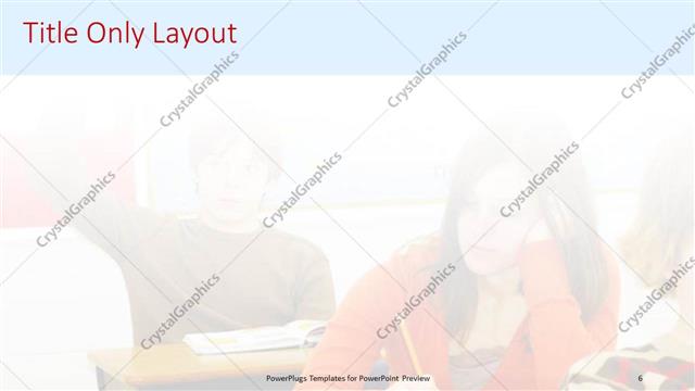 Title Only presentation slide layout