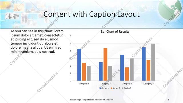 Content with Caption presentation slide layout