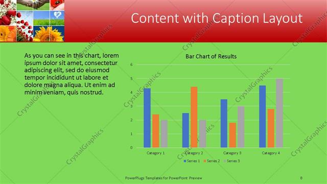 Content with Caption presentation slide layout