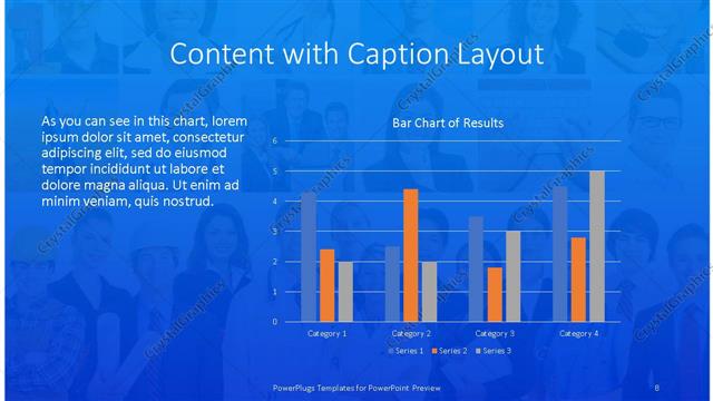 Content with Caption presentation slide layout
