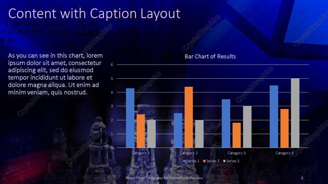 Content with Caption presentation slide layout