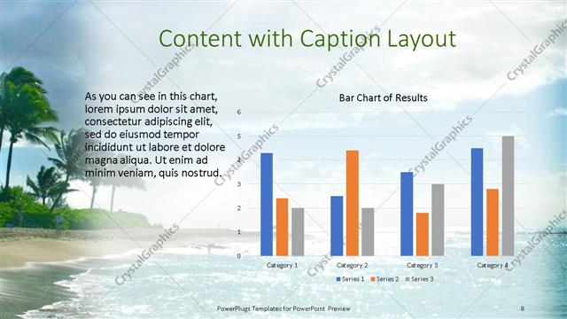 Content with Caption presentation slide layout