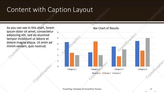 Content with Caption presentation slide layout