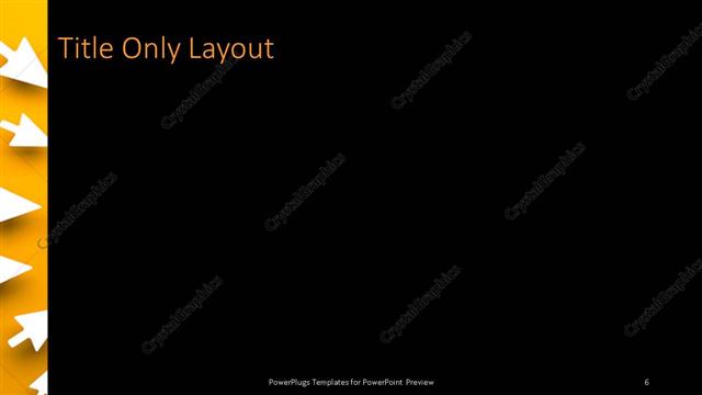 Title Only presentation slide layout