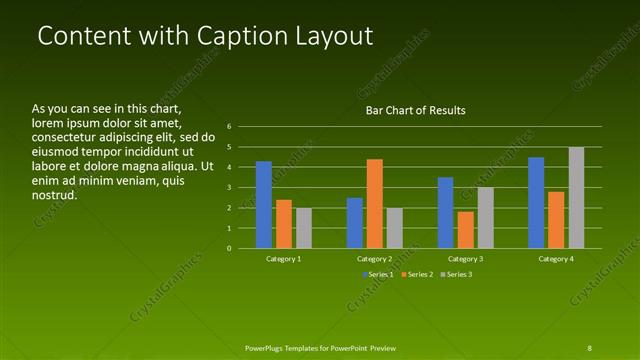 Content with Caption presentation slide layout