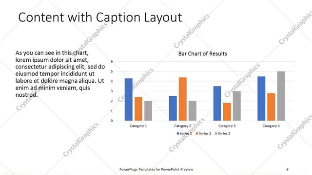 Content with Caption presentation slide layout