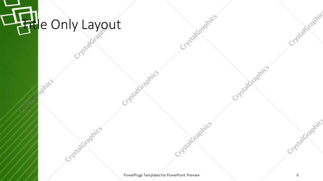 Title Only presentation slide layout