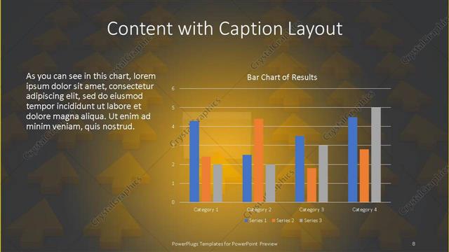 Content with Caption presentation slide layout