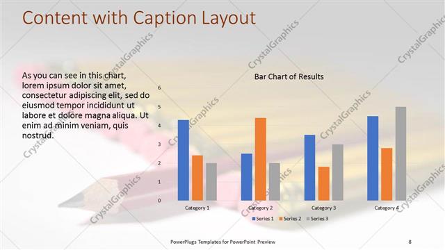 Content with Caption presentation slide layout