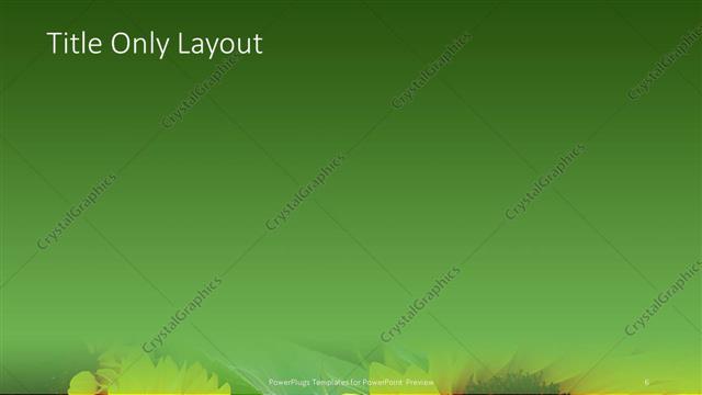 Title Only presentation slide layout