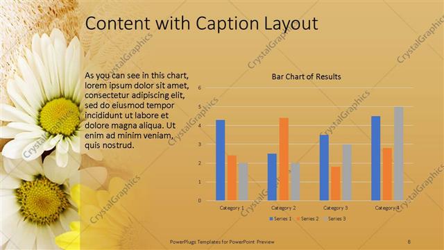 Content with Caption presentation slide layout