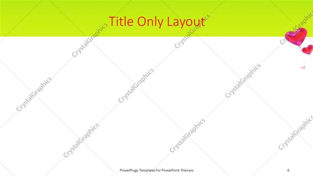 Title Only presentation slide layout