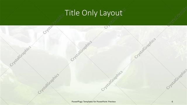 Title Only presentation slide layout