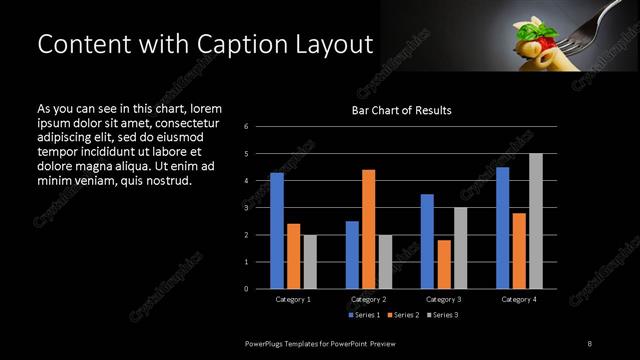 Content with Caption presentation slide layout