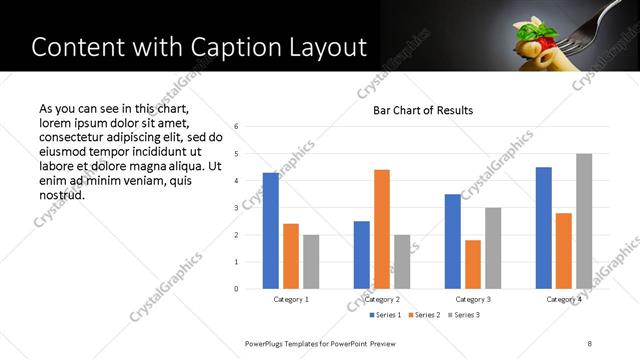 Content with Caption presentation slide layout