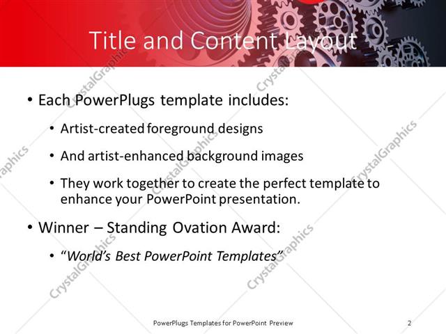 PowerPoint Template - Print Slide