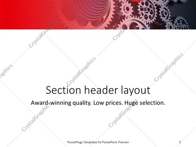 PowerPoint Template - Print Slide