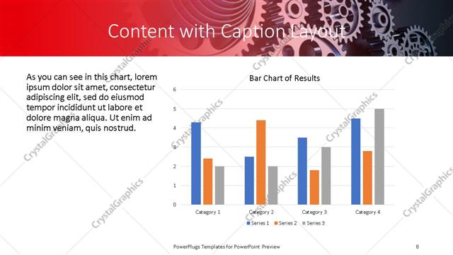 Content with Caption presentation slide layout