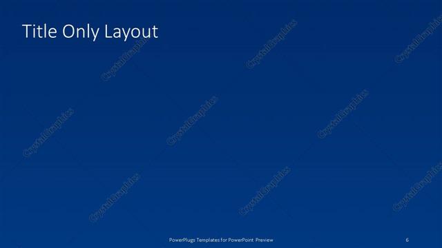 Title Only presentation slide layout